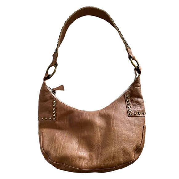 Rare Leatherock Rhinestone Studded Hobo Bag - Picture 1 of 4